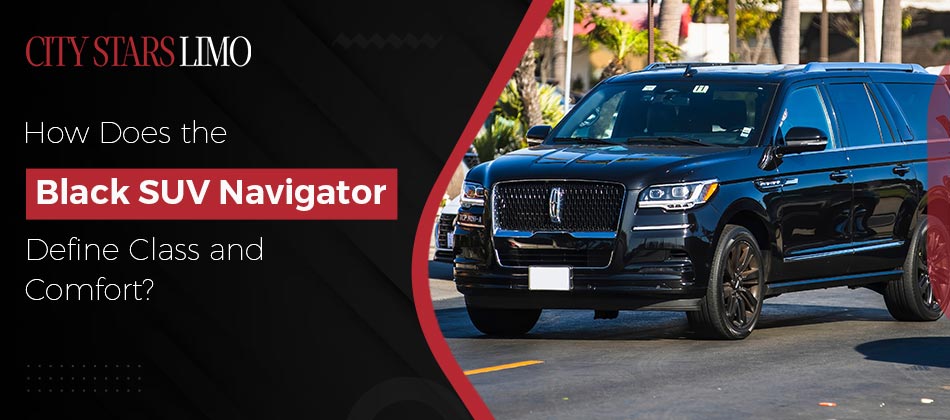Black SUV Navigator